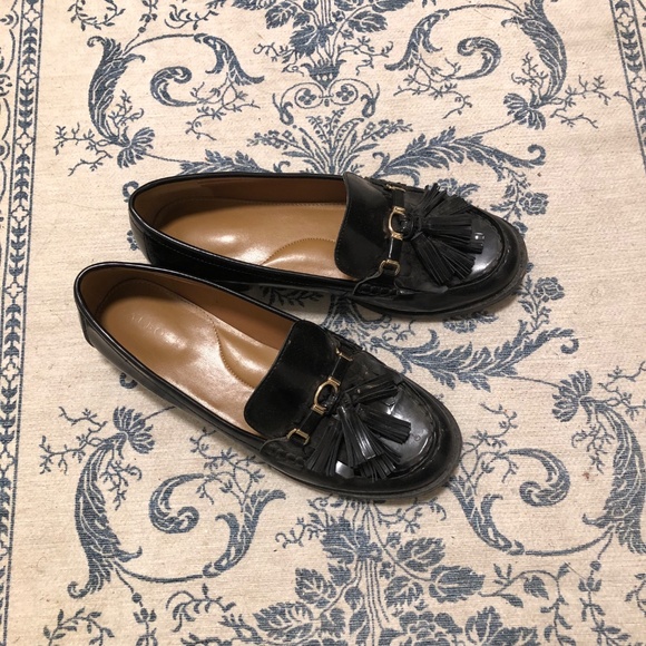 Black Tassel Loafers - Picture 2 of 4